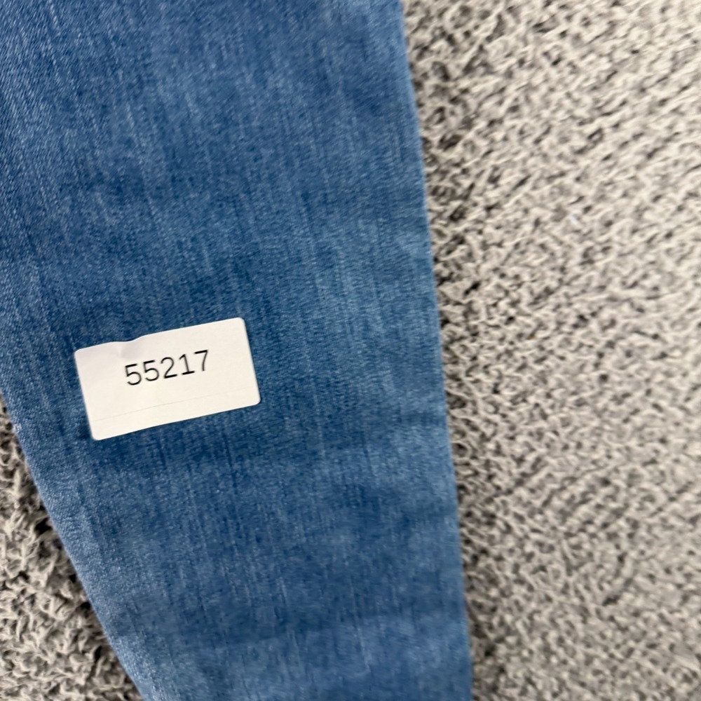 Frame Jeans Womens 32x29 Blue Cotton Denim Skinny Faded Raw-Hem Stretch USA - Picture 10 of 10